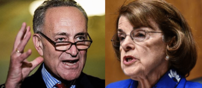 Image result for Chuckie Schumer AND FEINSTEIN